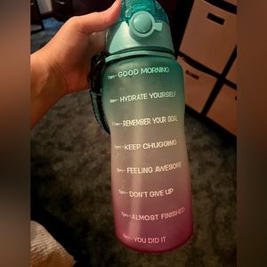 Half gallon water bottle